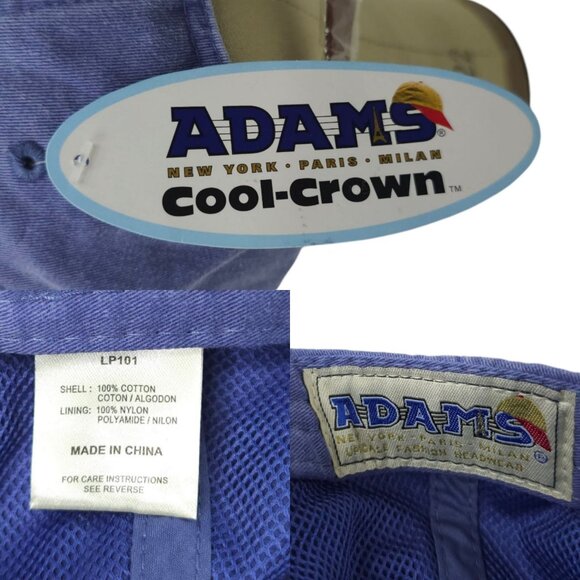 Adams Ill Bring The Shenanigans Leather Tuck Strap Cap Cool Crown Baseball Hat - Picture 8 of 14